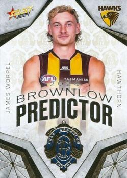 2024 Select AFL Footy Stars - Brownlow Predictor Gold #BPG59 James Worpel Front